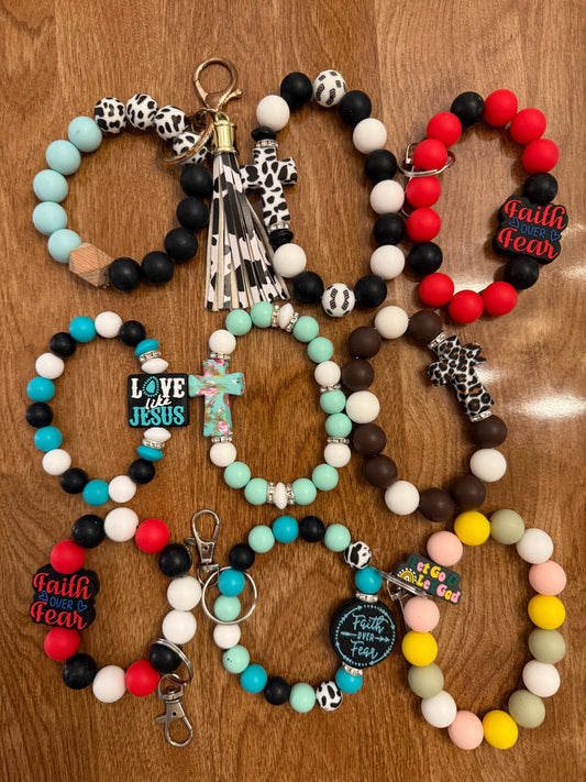 Silicone Wristlet Keychain - Bracelet