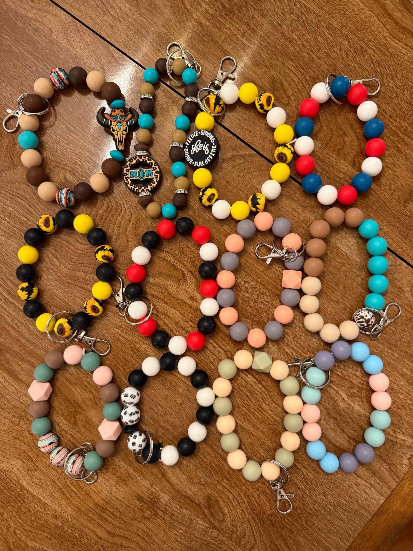 Silicone Wristlet Keychain - Bracelet