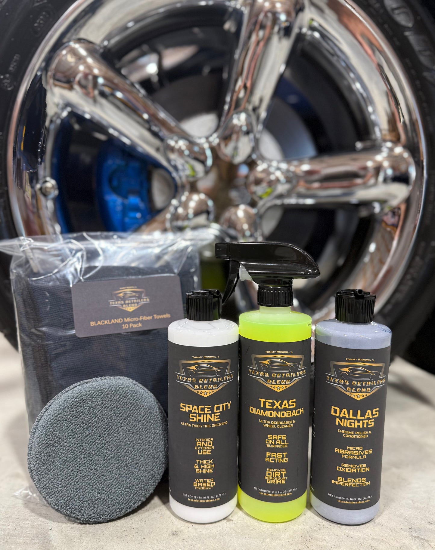 Chrome Wheel & Tire Kit